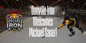 Danville Iron Sign Forward Michael Sauer Article Photo