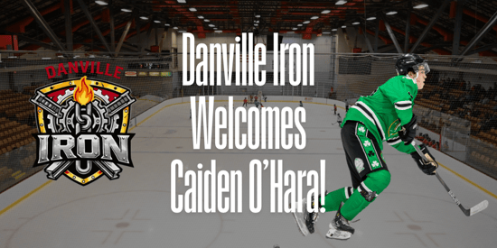 Danville Iron Sign Defenseman Caiden O&rsquo;Hara Article Photo