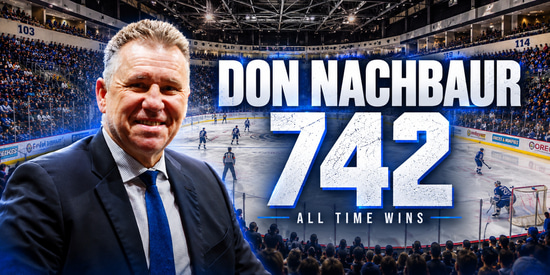 Nachbaur Moves Into WHL&rsquo;s Top Two Article Photo